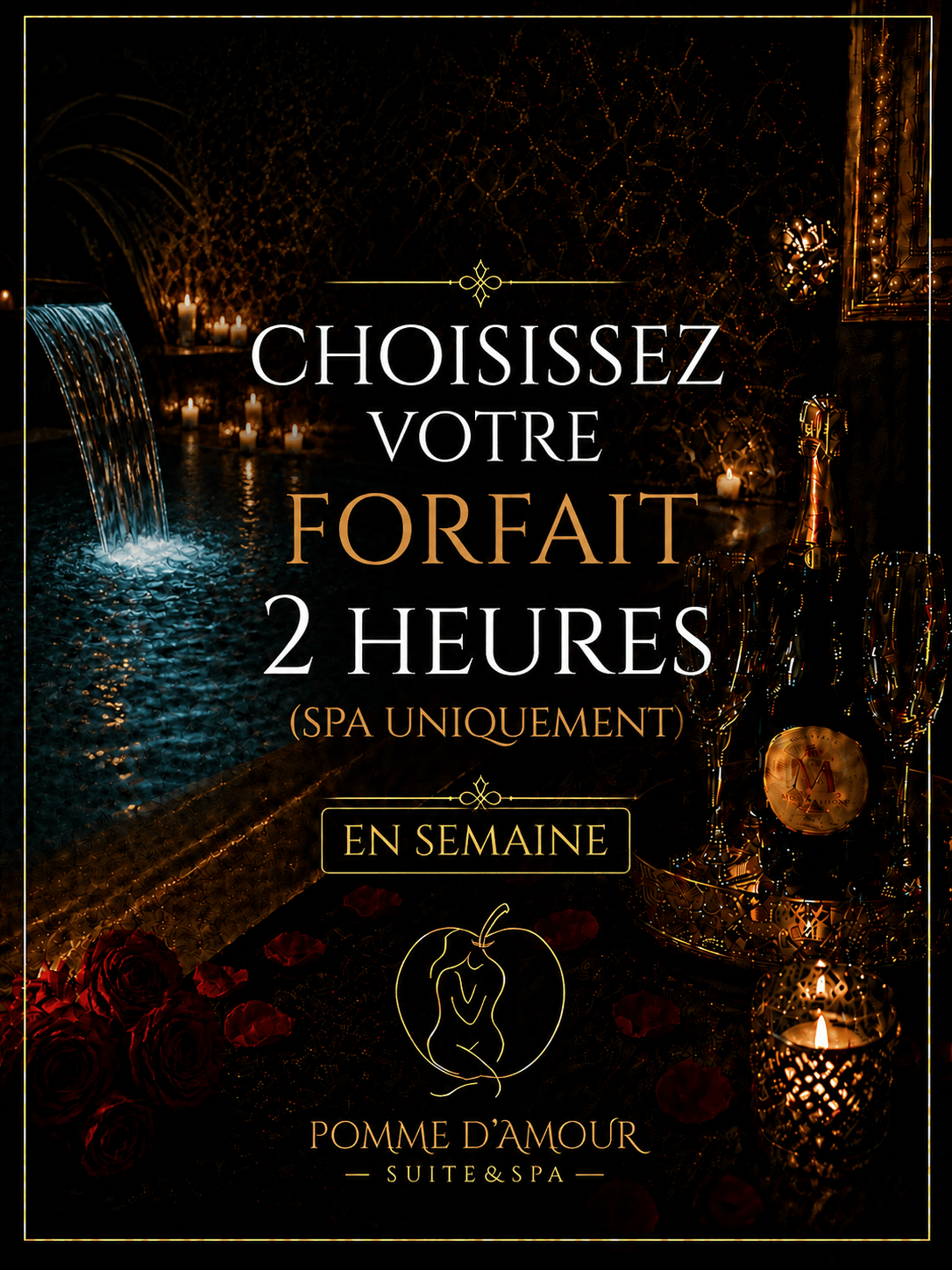 En semaine 2 heures (SPA uniquement)