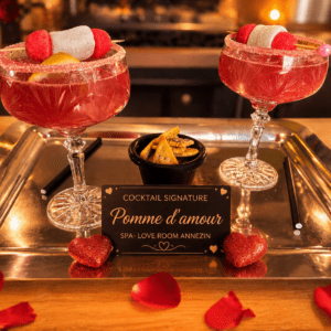 cocktail pomme d'amour coupe gourmande