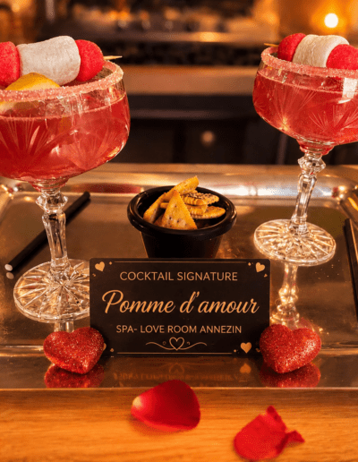cocktail pomme d'amour coupe gourmande